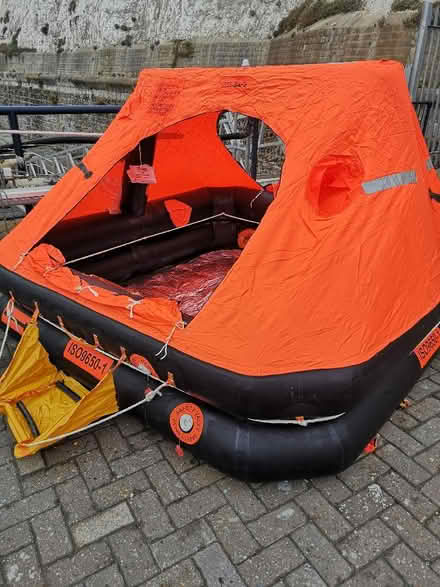 Photo of free End of life liferaft for upcycle/repurpose only (Brighton Marina Village BN2) #3