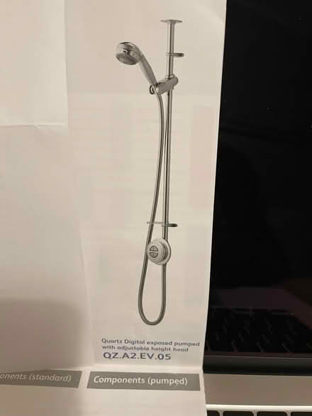 Photo of free Pumped shower (West Thirston/Felton) #1