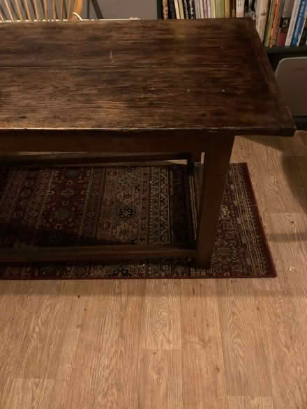 Photo of free Antique Oak Refectory Table 183cm long (South Oxfordshire RG4) #2