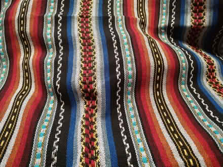 Photo of free 4 metres of striped fabric with woven-in designs (West Croydon CR0) #3