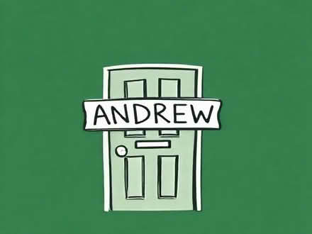 Photo of free ANDREW door sign (St Leonards TN38) #1