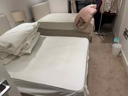 Photo of free 2 beds with mattress (Nine elms) #1