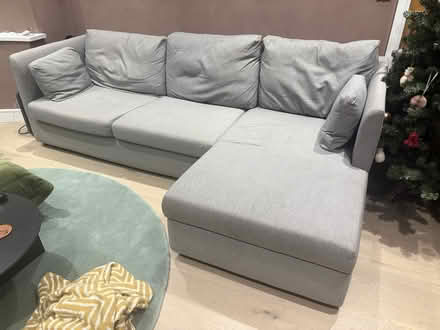 Photo of free Grey corner sofa bed with storage (Edmonton N21) #1