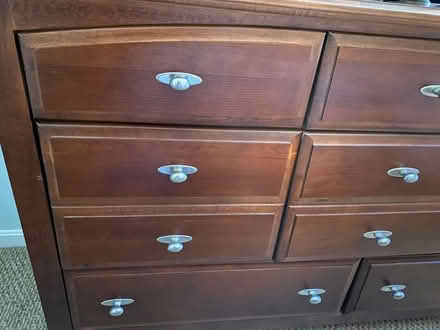 Photo of free Mahogany Dresser with mirror (Westminster MA) #2