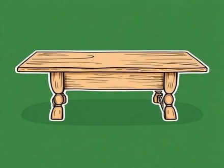 Photo of free Antique Oak Refectory Table 183cm long (South Oxfordshire RG4) #1