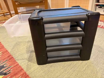 Photo of free Plastic three drawer unit in good condition (Cutteslowe OX2) #2
