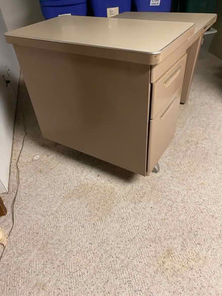 Photo of free Heavy, Metal Desk (Green Brook, south of Rt 22) #1