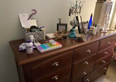 Photo of free Mahogany Dresser with mirror (Westminster MA) #1