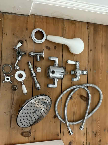Photo of free Plumbing parts — mainly from a Victorian-style shower (Acton W3) #1