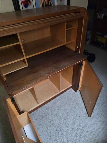 Photo of free Roll up pull out desk desk (Rancho Bernardo and up stairs) #1