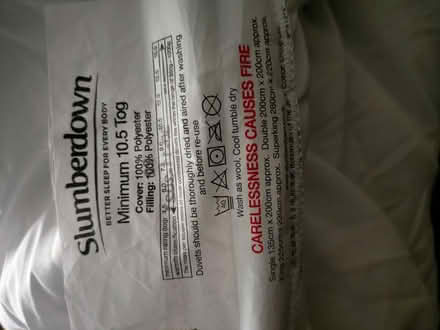 Photo of free 10.5 tog super king duvet (Sydenham, SE26) #1