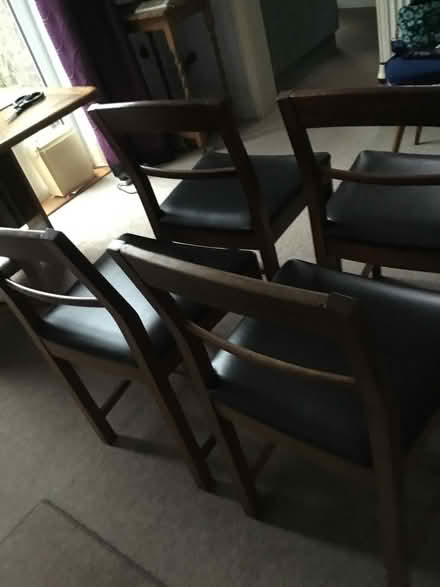 Photo of free 4 matching dining chairs (Formby) #1