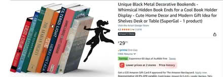 Photo of free black metal fairy bookstand (St Leonards TN38) #2