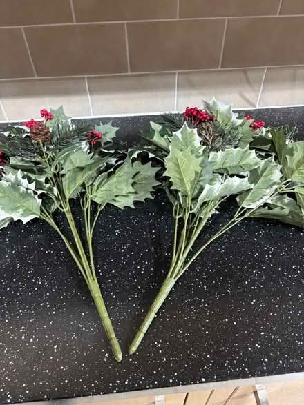 Photo of free plastic Christmas sprigs (Biggleswade SG18) #1