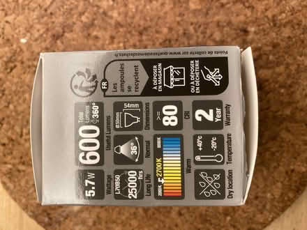 Photo of free 3 LED lights. Bright white (Askew Road W12) #3