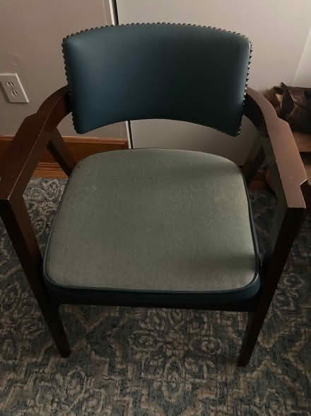 Photo of free Wood and leather armchairs (WDC NE) #1