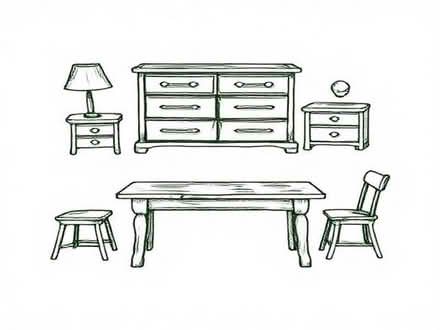 Photo of Wooden chest of drawers/bed side tables/dining table (Hampden Park BN22) #1