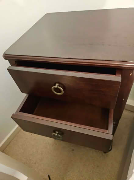 Photo of free Side table mahogany finish (Greenwich SE10) #2