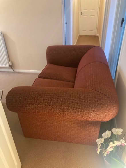 Photo of free Red two seater sofa (Seaford BN25) #2