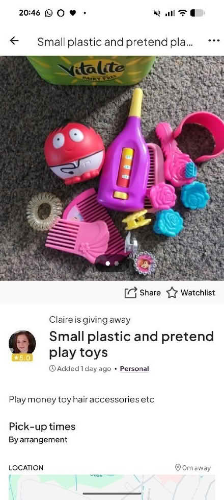 Photo of free Small plastic and pretend play toys (Kempston MK42) #1
