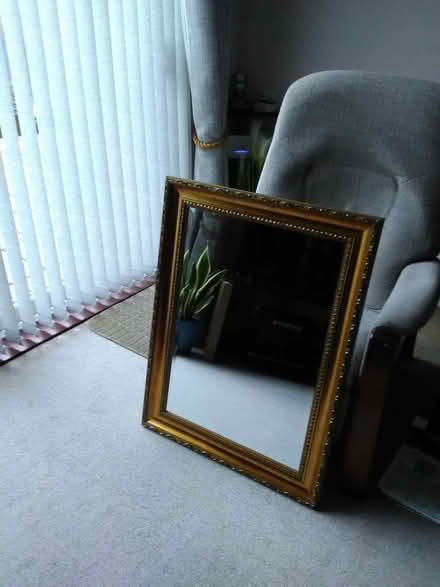 Photo of free large gold ornate wall mirror (Heacham PE31) #1