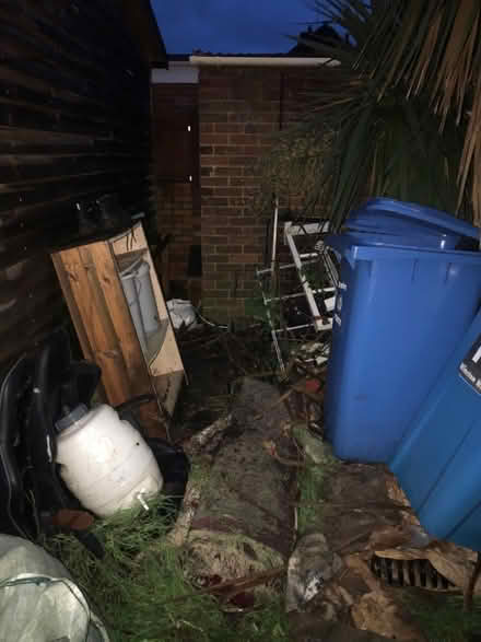 Photo of free 2 x 240 LITRE BLUE WHEELIE BINS (Ringwood BH24 1Q) #1