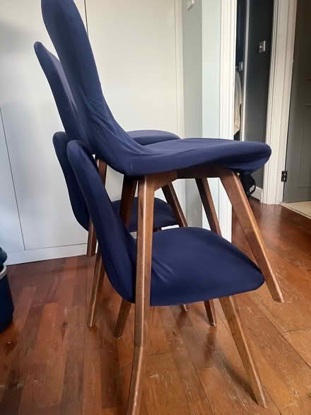 Photo of free 4 x dining table chairs (West Kensington W14) #3