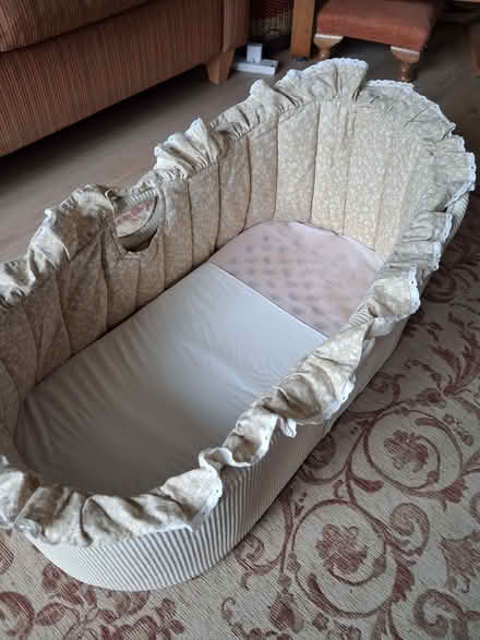 Photo of free Lloyd Loom crib (Cogges OX28) #1