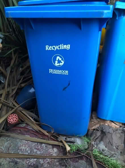 Photo of free 2 x BLUE WHEELIE BINS (Ringwood BH24 1Q) #1
