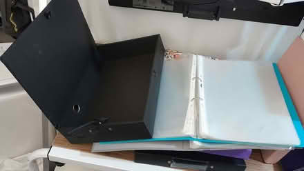 Photo of free A4 ring binders, clear wallets, box file (Boscombe BH5) #2