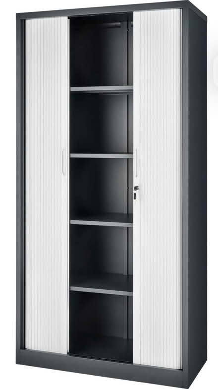 Photo of Metal Tambour Storage Cabinet (SE50dy) #1