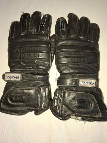 Photo of free Leather motorbike gloves - medium (Windlesham (GU20)) #1