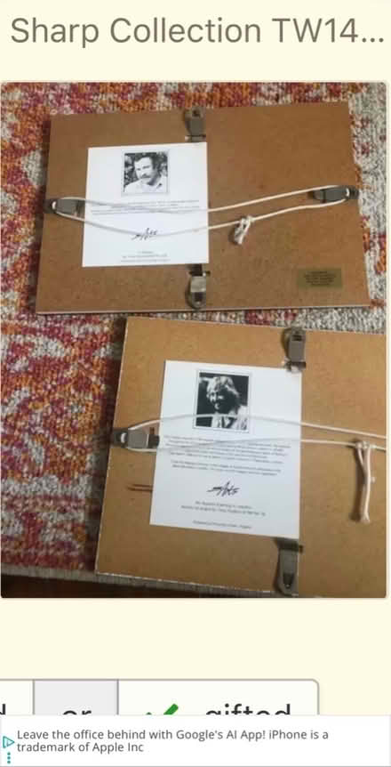 Photo of free 2 African prints in glass frames #2 (Bedfont TW14) #2