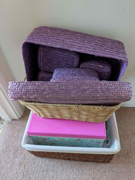 Photo of free Storage baskets and boxes (Barkham RG41) #1