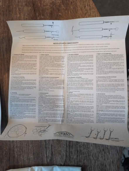 Photo of free Needle punch embroidery set (HR1) #3