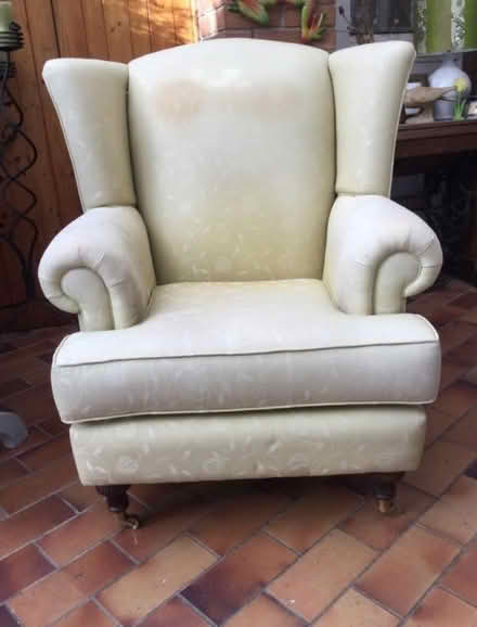 Photo of free Large Wing Back Chair (Templeogue, Dublin 6W) #1
