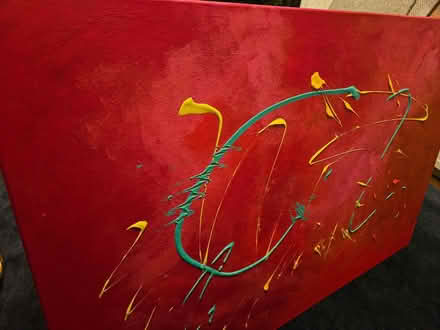 Photo of free Large Original Painting on canvas (West Green N17) #2