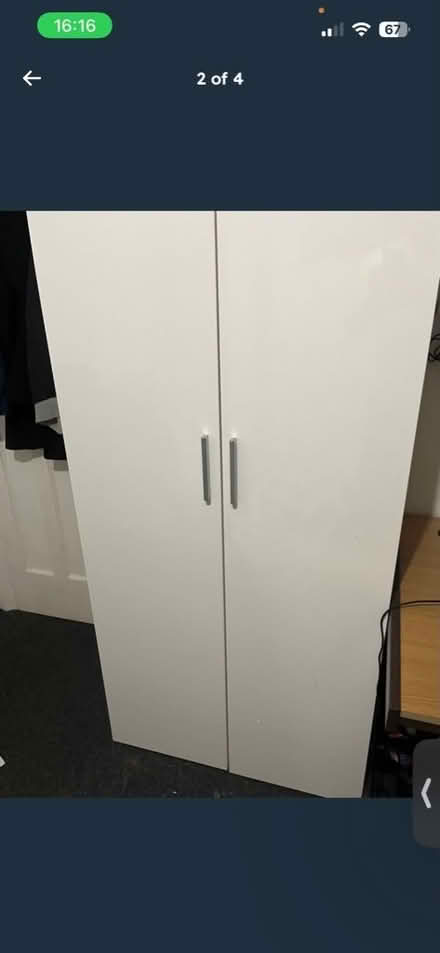 Photo of free Wardrobe,cork board, bedside table, chest of drawers (Whitton TW3) #2