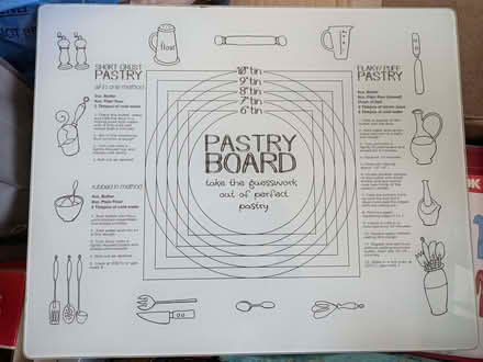 Photo of free Large Glass Pastry Board (Barkham RG41) #1
