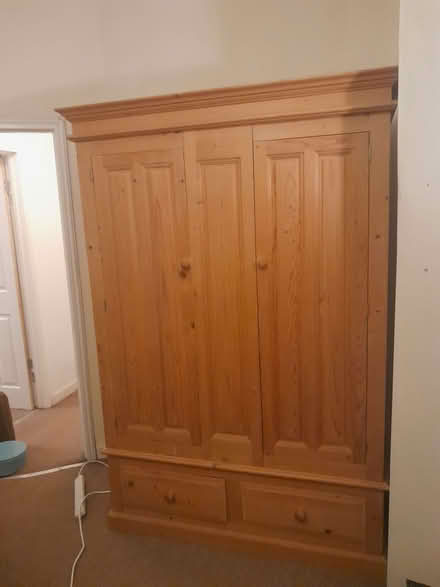 Photo of free Pine double wardrobe (Endcliffe S11) #2