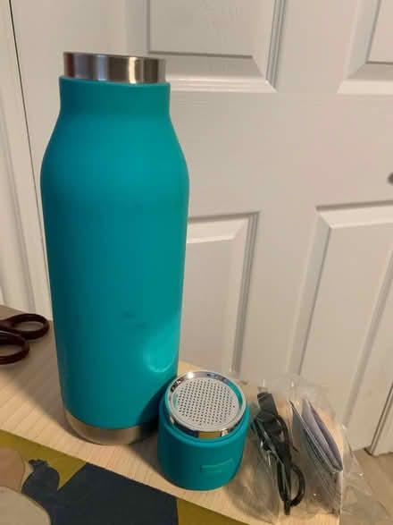 Photo of free Water Bottle/ Bluetooth speaker (St. Clair & Victoria Park) #2