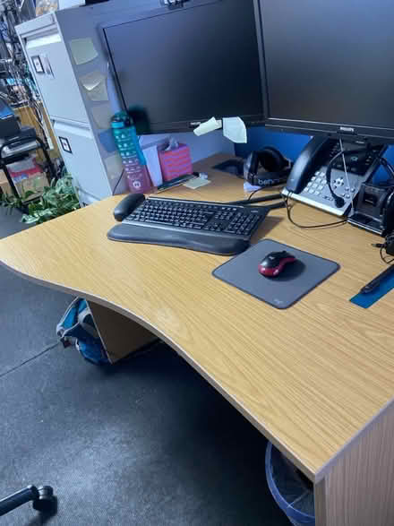 Photo of free Waved office desks (Nr East India E14) #2