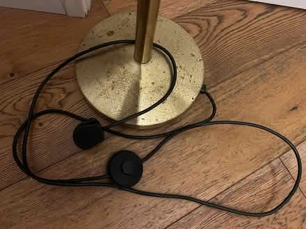 Photo of free Brass coloured up-lighter lamp (East Kilbride, G75) #3
