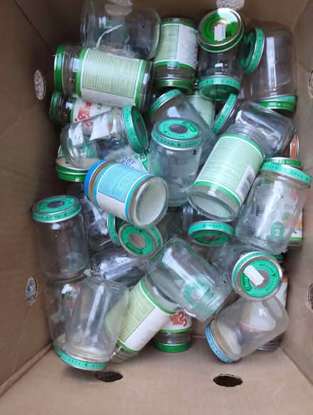 Photo of free Small glass jars with metal lids (empty baby food jars) (Maidenhead SL6) #1