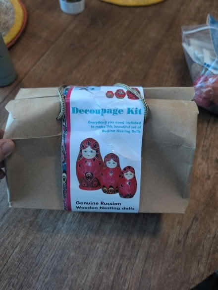 Photo of free Decoupage Russian doll making kit (HR1) #1
