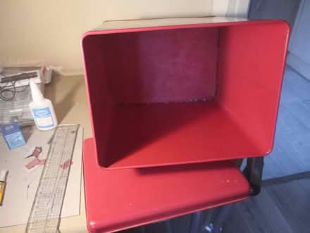 Photo of free Red metal bread bin (IP4) #2