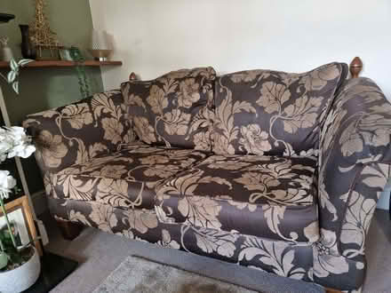 Photo of free Brown 2 seater and beige 3 seater (Mount Pleasant NE43) #2