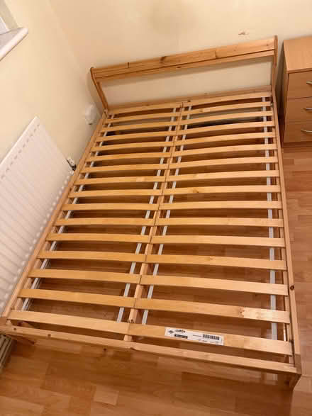 Photo of free Double bed frame (Battersea SW11) #2