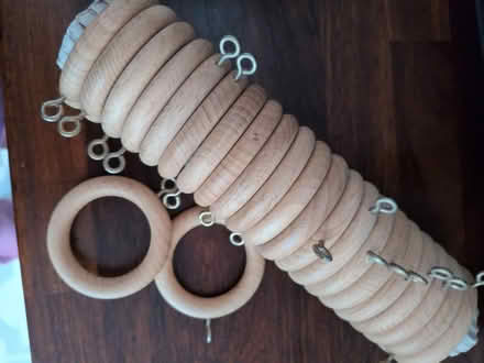 Photo of free Curtain rings (Honor oak) #1