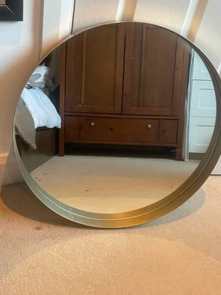 Photo of free Round brass mirror (BR6 0PW) #1